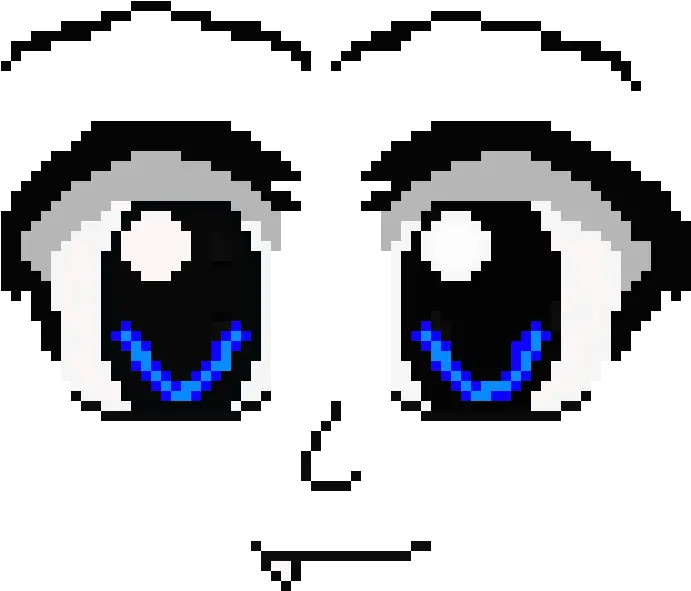 Anime Nose Png Clip Art Library Anime Eye Pixel Art Crying Eyes Png