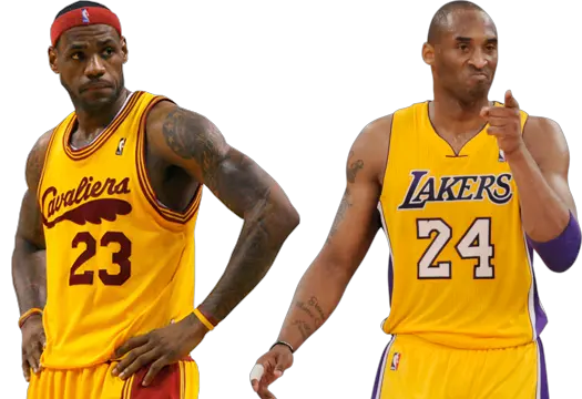 Download Lebron James And Kobe Bryant Kobe Bryant Transparent Png Kobe Png