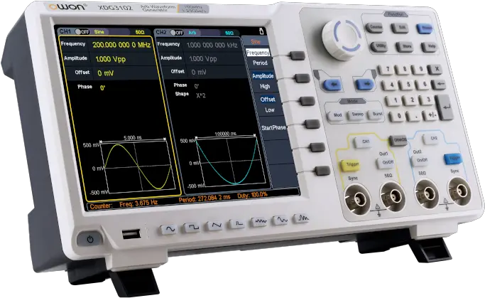 Owon Xdg3102 2 Ch Arbitrary Waveform Generator 100 Mhz Circle Png Waveform Png