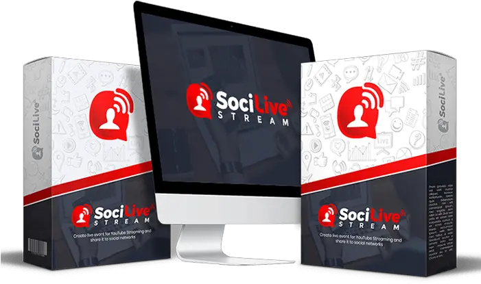Socilivestream Review Bonus Discount Oto Multimedia Software Png Youtube Live Logo Png