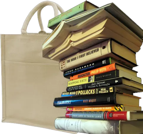 Special Brown Bag Booksale Blowout Transparent Stacks Of Books Png Book Bag Png