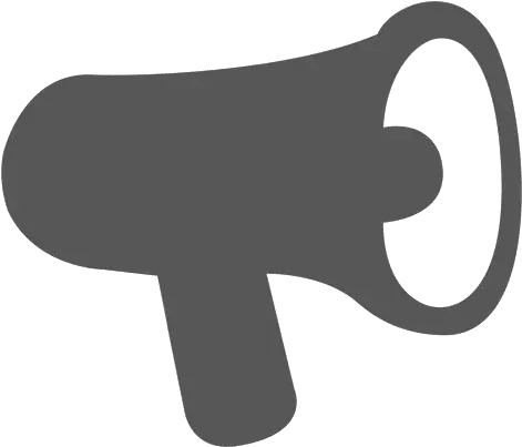 Flat Gray Megaphone Icon Transparent Png U0026 Svg Vector File Trigger Megaphone Icon Png