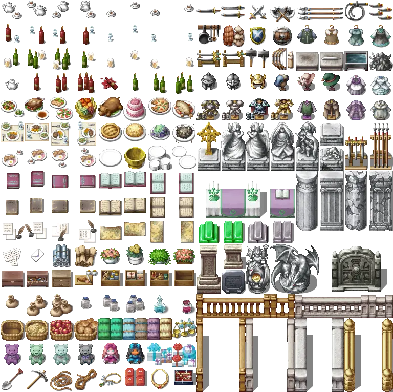 Rpg Maker Mv Tileset Size Tilesets Shop Tileset Rpg Maker Png Rpg Maker Mv Icon Set Template