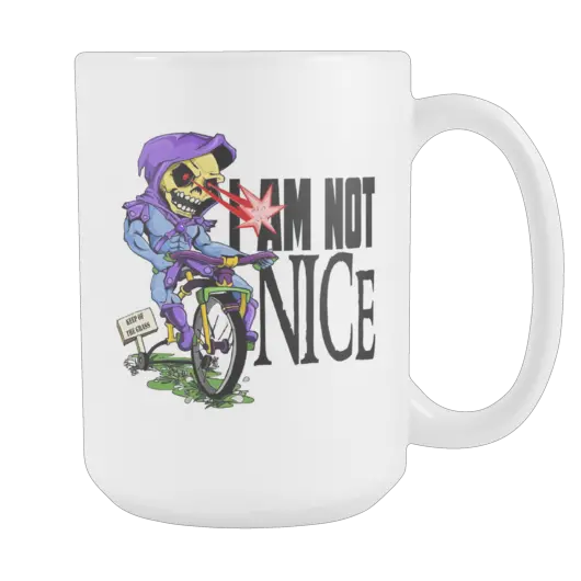 Download I Am Not Nice Skeletor Motu White Coffee Mug 15oz Mug Png Skeletor Png