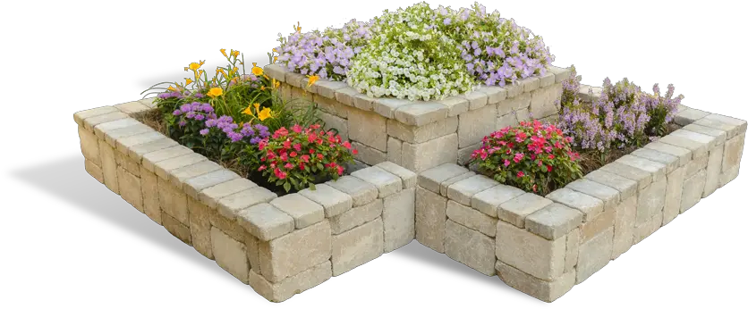 Build With Euro Exteriorscape Flower Garden Png Plan Flower Bed Png