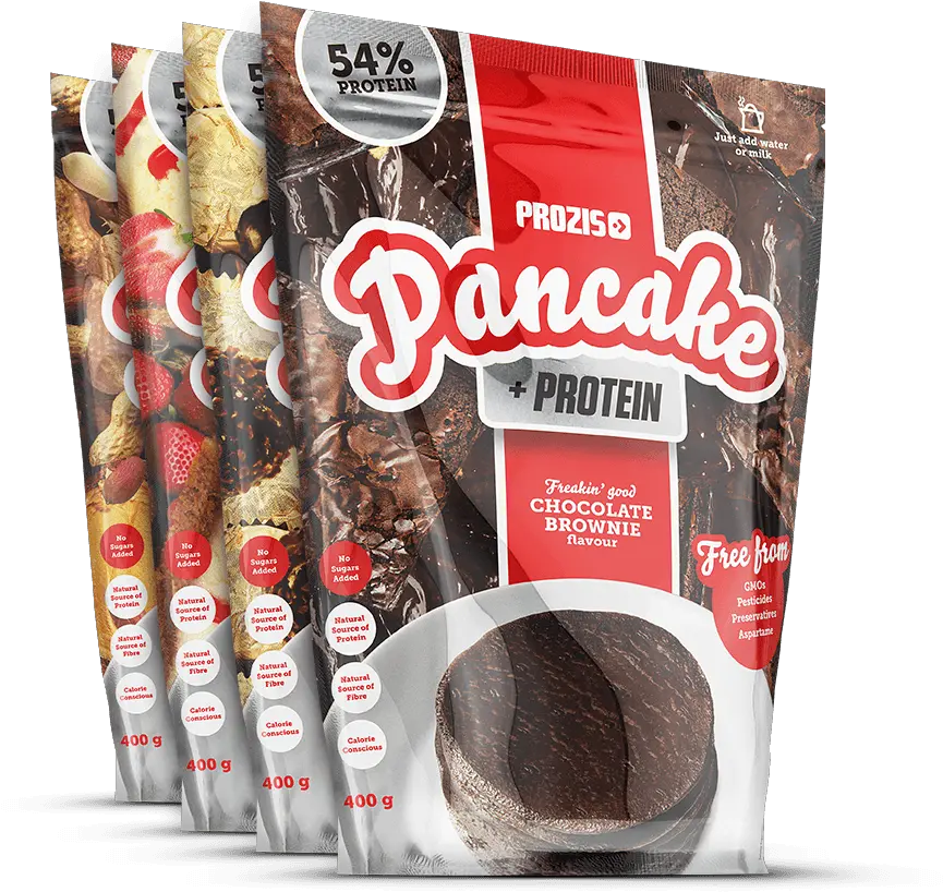 4 X Pancake Protein U2013 Oat Pancakes With 400 G Prozis Oat Pancakes With Strawberry Kg Png Pancake Transparent