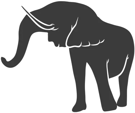 Transparent Png Svg Vector File Mamut En Silueta Png Elephant Silhouette Png