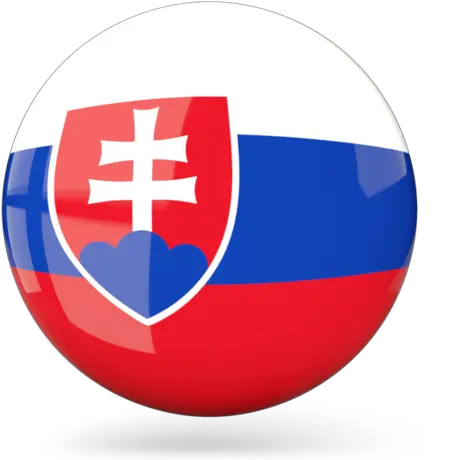 Glossy Round Icon Illustration Of Flag Slovakia Slovakia Flag Png Round Round Flag Icon