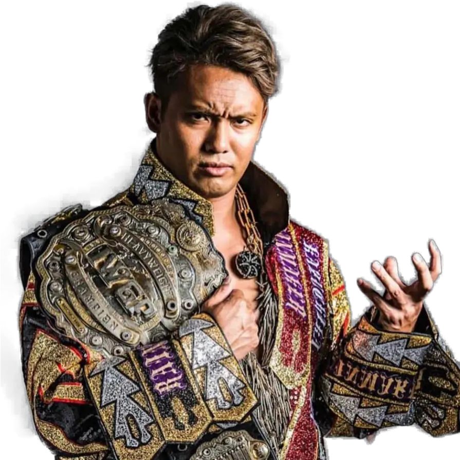 New Japan Pro Wrestling U2013 The Docu0027s Escape To Sports Iwgp Heavyweight Champion Kazuchika Okada Png New Japan Pro Wrestling Logo