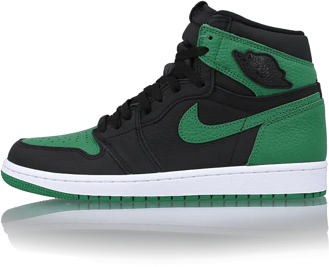 Air Jordan 1 Retro High Og Green Air Jordan 1 High Og Pine Green Png Jordans Png