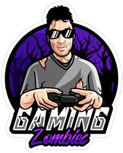 Gaming Zombies Gamer Zombie Logo Png Gaming Channel Icon