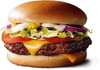 Png Double Cheeseburger Mcdonalds Classic Angus Burger Cheeseburger Png