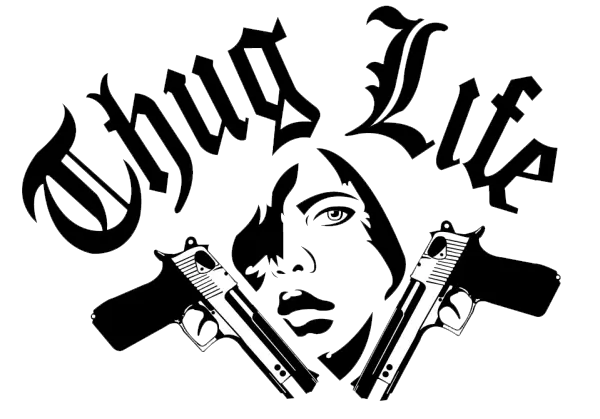 Thug Life Logo Guns Thug Life Logo Png Thug Life Logo