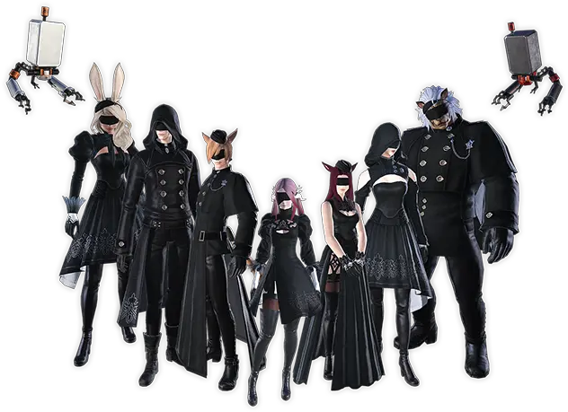 Shadowbringers Ffxiv Copied Factory Gear Sets Png Yorha Icon