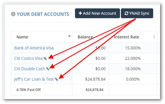 You Need A Budget Ynab Integration With Undebtit Undebt Vertical Png Account Balance Icon