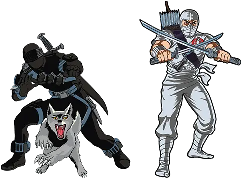 Snake Eyes X Storm Shadow Pin Set Fictional Character Png Footjoy Icon 52161