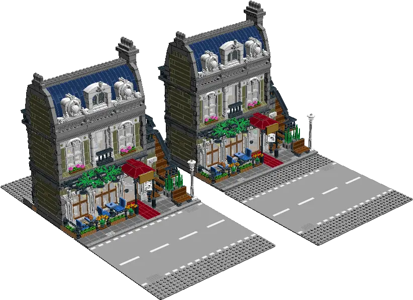 Building The Modulars Lego Town Lego Modular Road Png Straight Road Png