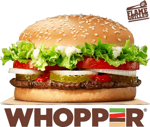 How To Get A Free Burger King Whopper Today Burger King Whopper Png Burger Transparent Background
