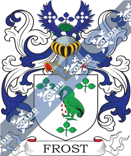 Frost Family Crest Coat Of Arms And Name History Frost Family Crest Png 8 Png