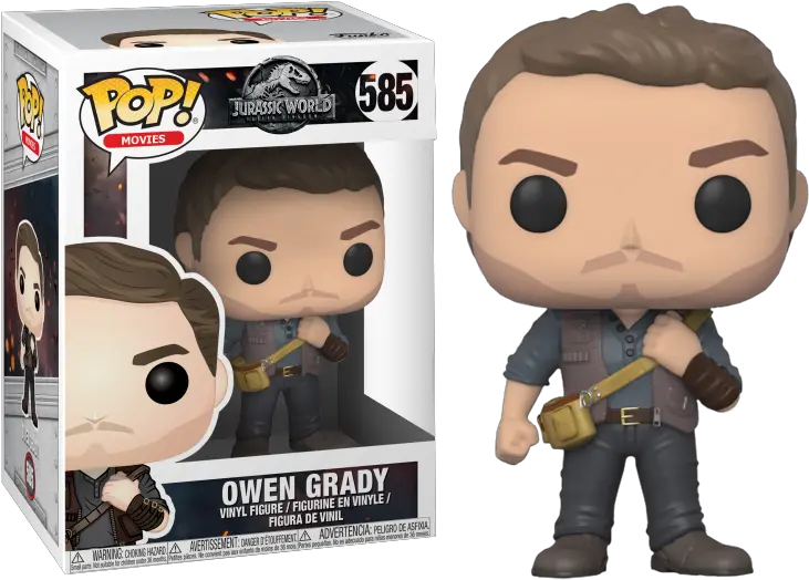 Funko Pop Jurassic World Fallen Kingdom Owen Grady 585 Funko Pop Jurassic World Owen Png Jurassic World Fallen Kingdom Logo Png