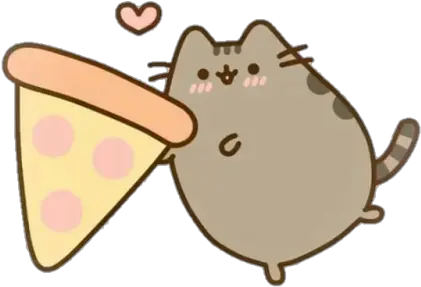 Transparent Pusheen Pusheen Cat Pizza Png Pusheen Transparent