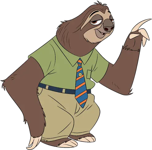 Sloth Disney Zootopia Clip Art Images Flash Zootopia Clipart Png Zootopia Png