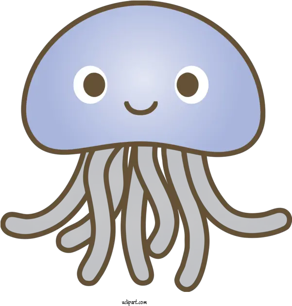 Animals Octopus Jellyfish Cnidaria For Jellyfish Cartoon Jellyfish Png Octopus Transparent