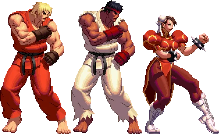 Kazuu0027s Ice Box Photo Ryu Street Fighter Ryu X Chun Li Pixel Art Png Ryu Street Fighter Png