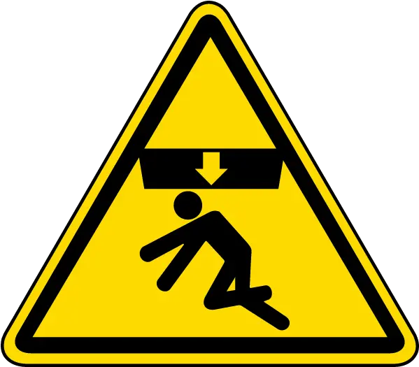 Danger Clipart Emergency Sign Crush Hazard Sign 600x526 Warning Label Png Hazard Icon