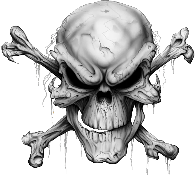 Png Skulls Picture Mean Skull And Crossbones Skull Png Transparent