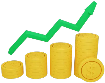 Premium Money Growth 3d Illustration Download In Png Obj Or Solid Money Growth Icon