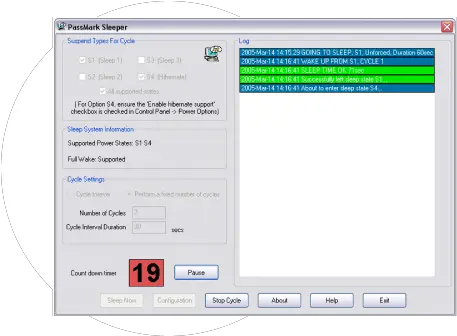 Passmark Sleeper Hibernate And Sleep State Testing Software Vertical Png Software Test Icon