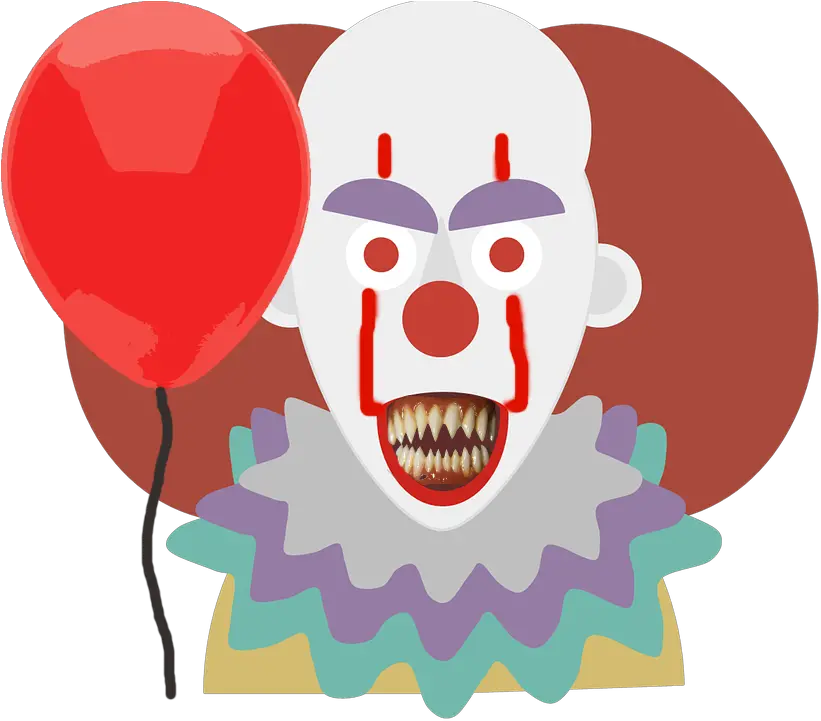 Clown Clipart Scary Transparent Free For Scary Clowns Transparent Clipart Png Scary Face Png