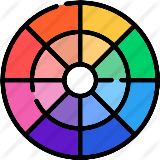 Color Wheel Hinduism Dharma Symbol Png Color Wheel Png