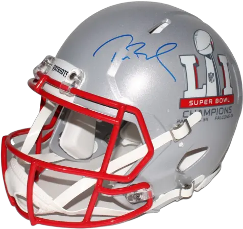 Tom Brady New England Patriots Signed Face Mask Png Tom Brady Png