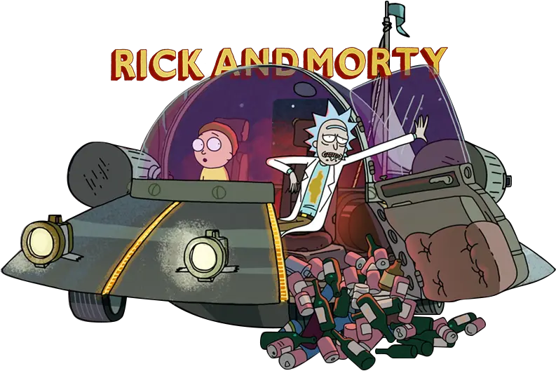 Emoto Music Ryan Elder Composing For Season 2 Of Rick And Car Rick And Morty Spaceship Png Rick And Morty Transparent