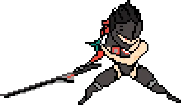 Pixilart Blackwatch Genji Pixle Spray By Kingrye Fictional Character Png Genji Png