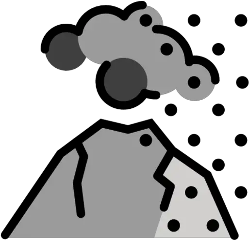 Volcano Ashes Emoji Download For Free U2013 Iconduck Dot Png Volcano Icon Png