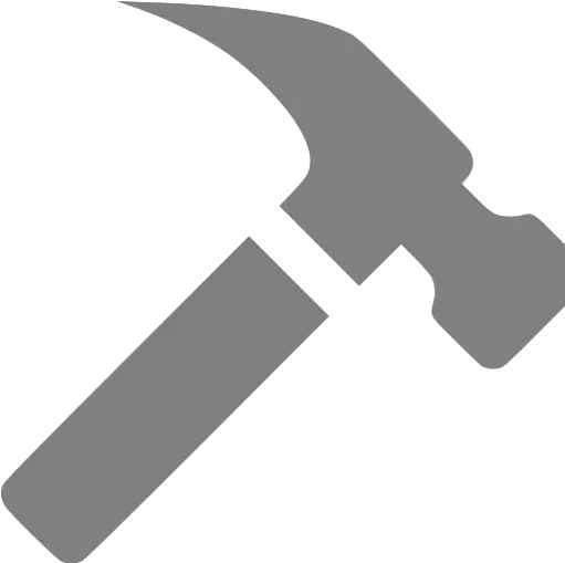 Gray Hammer Icon Hammer Icon Png Hammer Icon Transparent