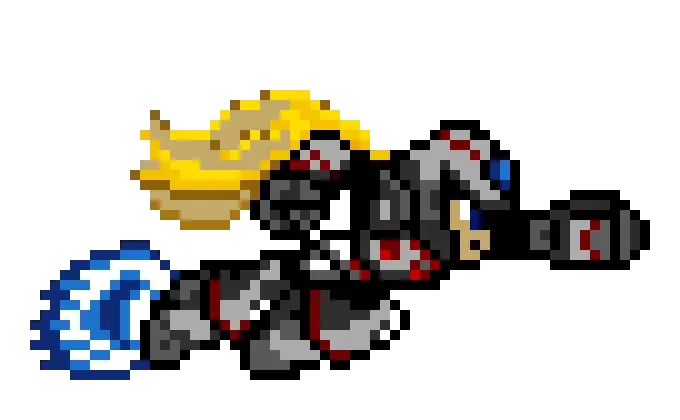 Download Hd Zero Unlimited Mega Man X Pixel Art De Zero Megaman Png Megaman X Png