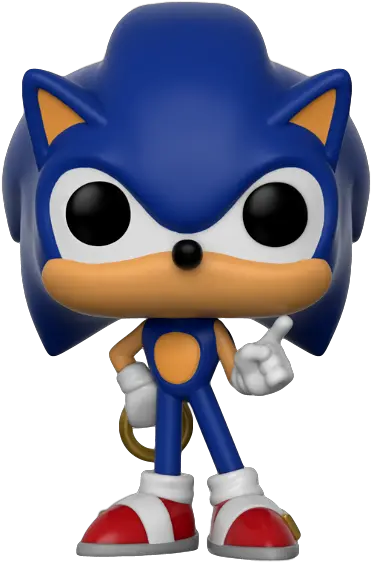 Funko Sonic With Ring Sonic Funko Pop Png Sonic Knuckles Logo