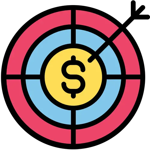 Financial Goal Icon Of Colored Outline Style Available In Financial Goals Icon Png Goal Png