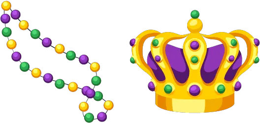 Mardi Gras Beads And Crown Cursor U2013 Custom Browser Tiara Png Mardi Gras Beads Png