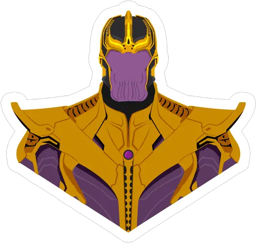 Thanos Popart Sticker Just Stickers Art Wallpaper Thanos Png Thanos Png