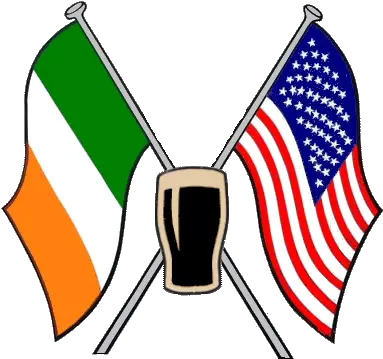Today1580856630 Grasses Clipart Png Irish Flags Here Irish American History Month Us Flag Transparent Background