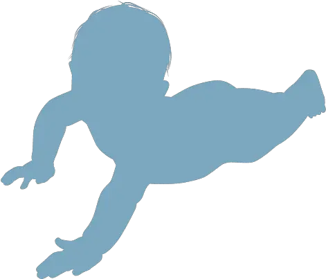 Transparent Png Svg Baby Silhouette Lying Baby Silhouette Png