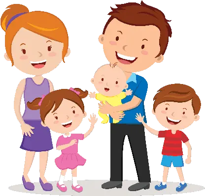 Happy Family Cartoon Clipart Png Image Transparent Background Happy Family Clipart Png Family Clipart Png