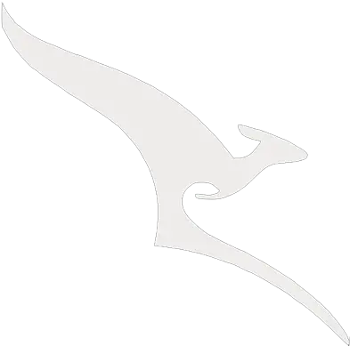 Qantas White Kangaroo Roblox Automotive Decal Png Kangaroo Logo