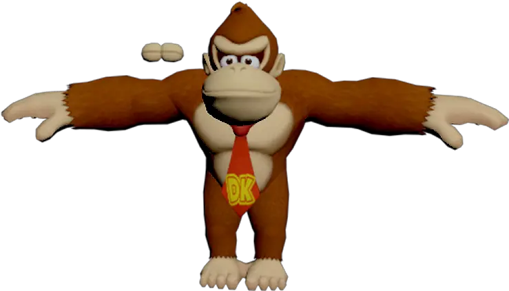 Wii Donkey Kong Country Returns Donkey Kong The Models Donkey Kong Country Returns Donkey Kong Png Donkey Kong Country Logo