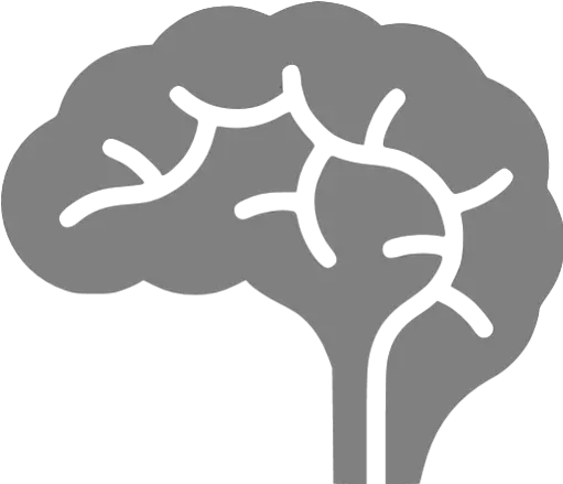 Gray Brain Icon Blue Brain Icon Png Brain Icon Transparent